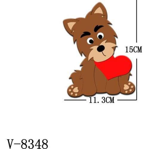 New dog Wooden Dies Cutting Dies Scrapbooking /Multiple Sizes /V-8348