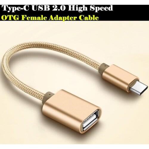 USB 2.0 High Speed Type-C OTG Adapter Micro USB Female to Type C Male Converter for Samsung Galaxy Note 8 S8/A5/A7/Oneplus 5/LG