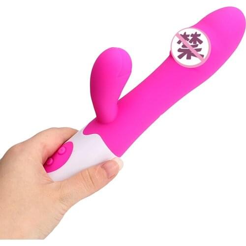 Silicone Large Size Simulation G-spot Clitoris Vibrator Female Massage AV Rod Adult Sex Toys for Women