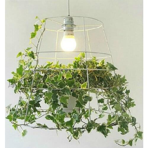 Modern creative green potted plant Pendant light for bedroom dining room hanging lihgt lamp E27 110-240V