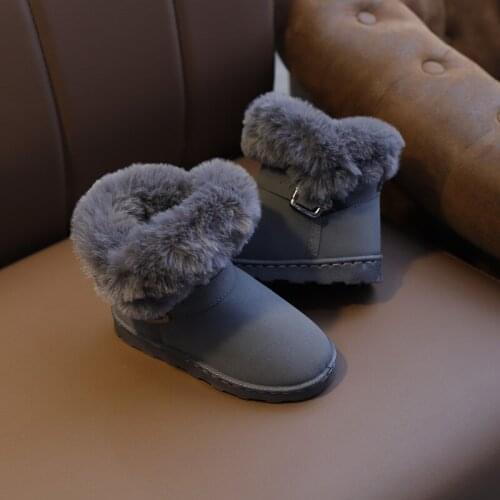 Warm Kids Snow Boots For Children Winter Kids Fashion snow boots aby Snow Boots Kids Winter shoes for Girl
