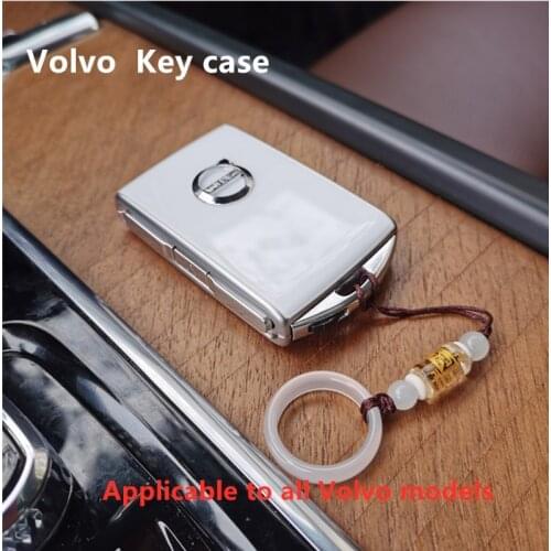 1x Keyless Entry Remote Control Refit Acrylic Car Key Shell Replacement for Volvo 2015-2018 XC90 S90 V90 2018 XC60 Only Case