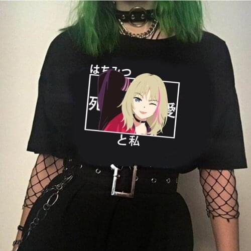 Wonder Egg Priority Rika Anime T-shirt Fashion Casual Short Sleeve O-neck Print Woman Cloth