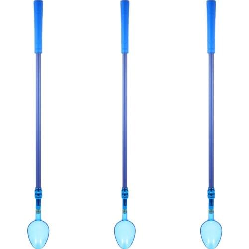 1 Set Bait Throwing Spoon Feeder Thread Toss Throw Spoon Fishing Supply