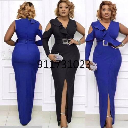 2021 African Dresses For Women Party Dashiki Clothing Trumpet Mermaid Long Maxi Dress Robe Africaine Femme Clothes Africa Dress