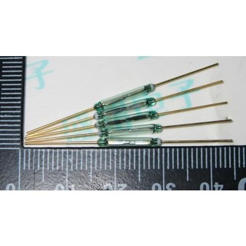 Free Shipping! 10pcs reed switch MagSwitch MKA14013 gold plated size 2 * 14MM normally open module sensor