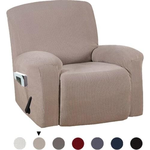 4 Separate Piece Recliner Sofa Cover All-inclusive Lazy Boy Chair Covers Spandex Lounger Single Seater Couch Armchair Slipcover