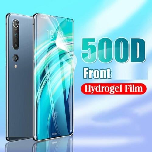 Full Protective Hydrogel Film For Xiaomi Mi Note 10 Pro Ultra 9t Screen Protector Mi 9 SE A3 Lite Back Cover Soft Film Not Glass