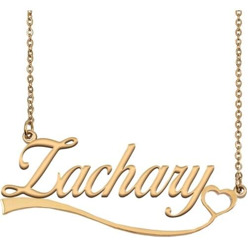 Personalized Custom Name Necklace Heart Ribbon Decorations with Any Names Pendant Jewelry for Women Girl Kids Birthday Gift Gold