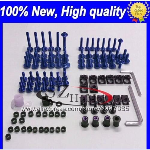 Fairing bolt full bolts kit For YAMAHA FZR400 89 90 FZR400R FZR400 R FZR 400R FZR 400 R 1989 1990 Windscreen screw screws Nuts