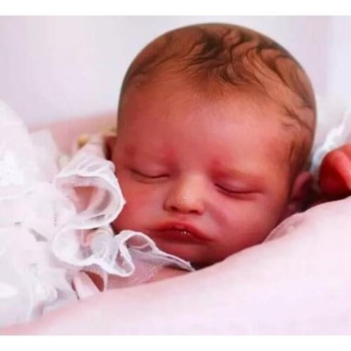 Reborn Kit Reborn Baby Vinyl Kit 20 Inches Rosalie bebe Unpainted Unfinished Doll Parts DIY Blank Reborn Vinyl Doll Kit