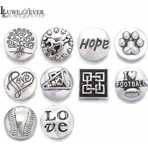 Fashion Component 009 Crystal 3D 12mm Metal Snap Button For Bracelet Necklace Interchangeable Jewelry Women Accessorie Findings