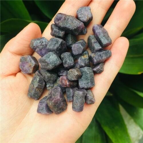 Real Corundum Natural Red Ruby Rough Gems Specimen Mineral Healing Stones Natural Quartz Crystals