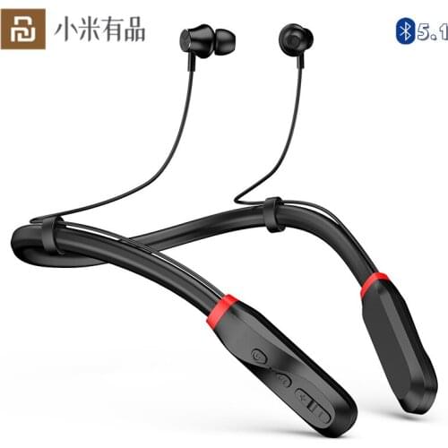Youpin Neckband Bluetooth 5.1 Earphones Wireless Sports Headphones HIFI Stereo Music Headset with Mic Magnetic Earbuds Earphones
