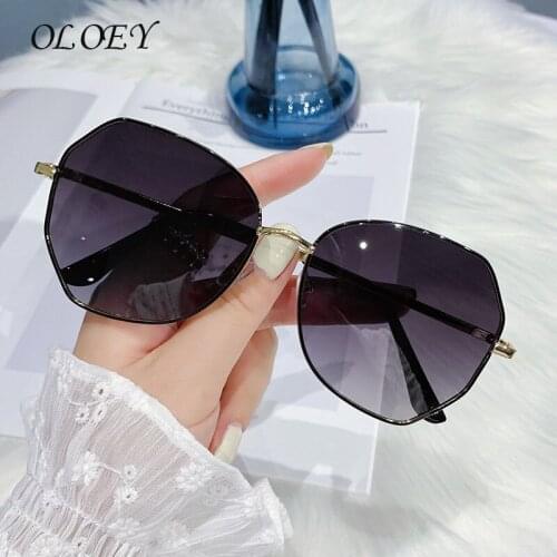 2021 new mens and womens Sunglasses retro fashion large frame glasses sunglasses for women glasses pink shades for women