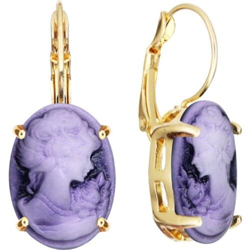 Женские золотые серьги Venstory China At AliExpress