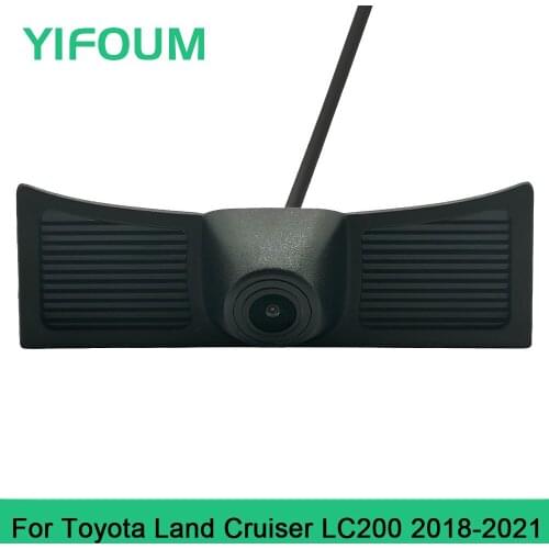 YIFOUM HD CCD Car Front View Parking Night Vision Positive Waterproof Logo Camera For Toyota Land Cruiser 200 LC200 2018 2019-21