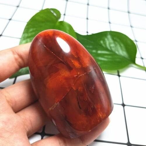 210g Carnelian Flame Natural Red Agate Quartz Free Form Crystal Decoration Healing Reiki