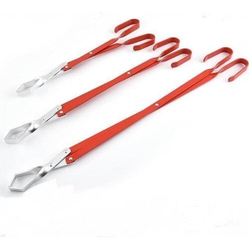 Aluminum Charcoal Tongs Barbecue Indispensable Barbecue Tongs 3 Size To Choose Durable Charcoal Tongs Safety BBQ Food Tool