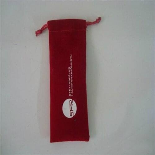 Free shiping velvet jewelry watch pouch record pen spoon lip gloss tube storage and packing bag