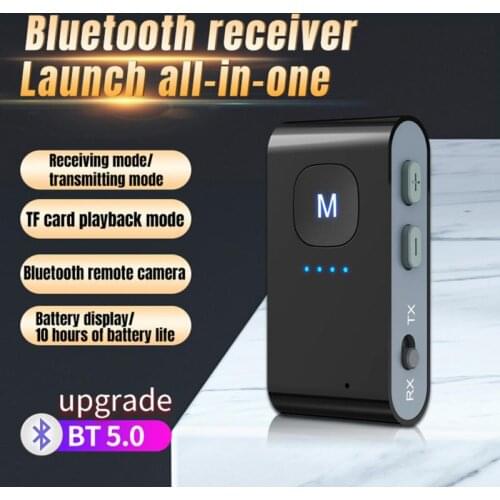 Bluetooth-Compatible Receiver 5.0 3.5Mm Jack Aux Wireless Adapter Music For Earphones TV Car Wireless 5.0 Audio Transmitter