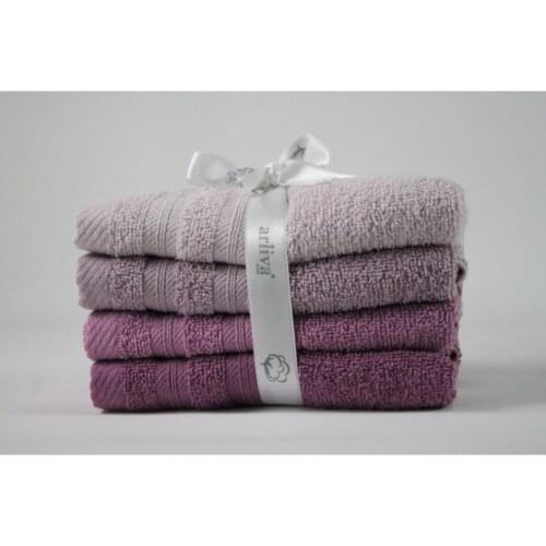 Pure Curling Dobby 100% Cotton 30x50 cm Hand Towel 4 Piece Kitchen Towel Sport Towel Car Towel Bathroom