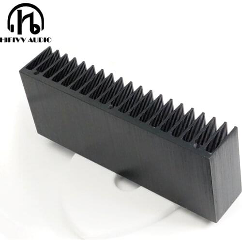 DIY Cooler Aluminum Heatsink Grille Shape Radiator Heat Sink Chip 160*62*32mm for IC Power Transistor