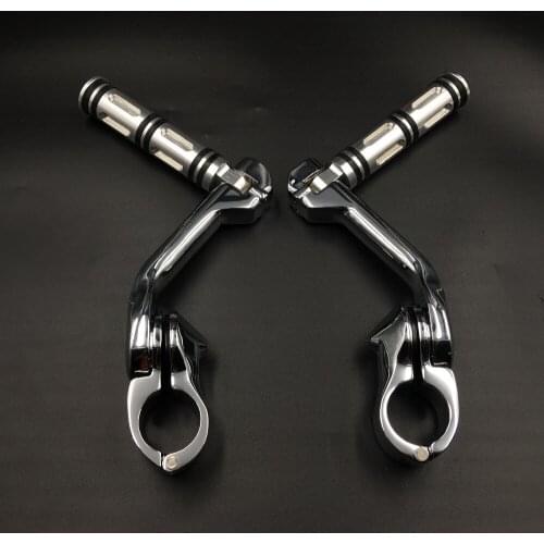 32mm 1.25" foot pegs Motorcycles Long & Short Highway Clamps For Harley Touring Electra Street Glide For Honda Bad Boy Dyna