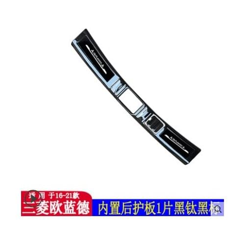 For Mitsubishi Outlander 2016 - 2021 2pcs high quality Stainless Steel Rear Bumper Protector Sill Trunk Tread Plate Trim Fit