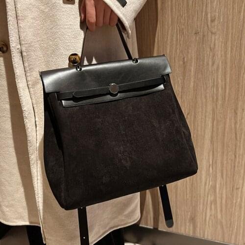 DORANMI Women's Suede Backpacks