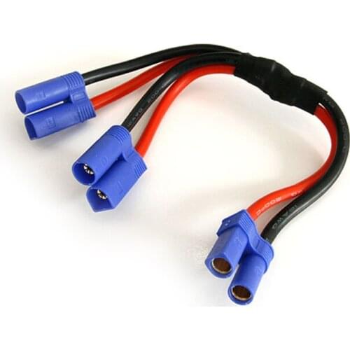 EC5 plug Parallel Adapter Connectors EC5 Parallel Cable 12AWG Silicone Wire For RC Lipo Battery Airplane Drone