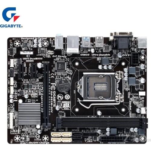 Gigabyte GA-B85M-D2V 100% Original Motherboard LGA 1150 DDR3 USB3.0 16G B85 B85M-D2V Desktop Mainboard SATA III Systemboard Used