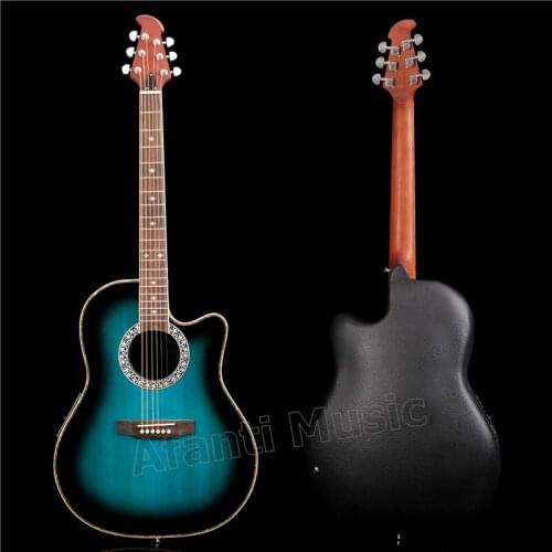 HOT! Afanti Music Super Roundback/ Carbon Fiber Back & Side Acoustic guitar (ANT-131)