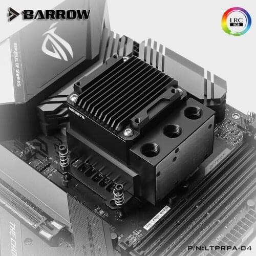 Barrow pc water cooling CPU water block integrated pump and reservoir kit for INTEL/AMD/X99/X299 POM version LTPRP-04