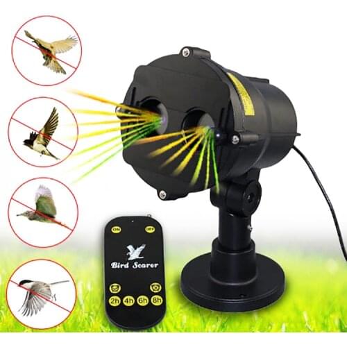 Wholesale outdoor effect 6000 meters waterproof pigeon blackbird duck sparrow without noise laser bird repellent