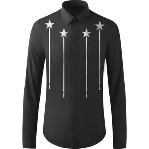 Minglu Men's Long T-shirts