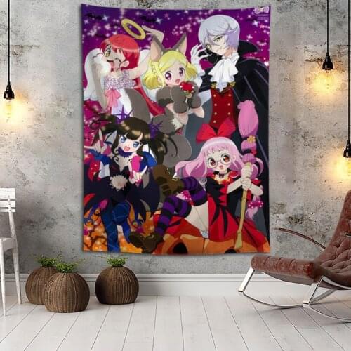 Hot Sale Custom Anime Idol Time Pripara Printed Tapestry Background Decorative Tapestry Various Sizes Wall Hanging Decor