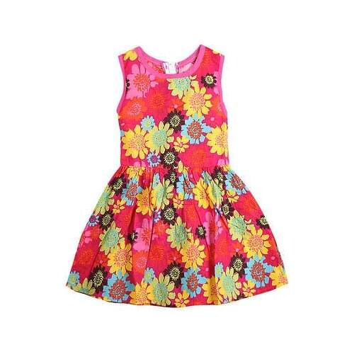 Pudcoco US Stock Fashion Infantil Summer Dresses Toddler Kids Girls Princess Dress Floral Lace Sleeveless Bowknot Dress