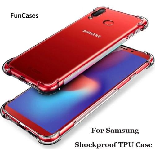 Clear TPU Case For Samsung A10 A20 A30 A50 A40 A70 S10E S10 Plus Case For Galaxy M20 M10 A6 A8 J4 J6 Plus A7 A9 2018 galxi