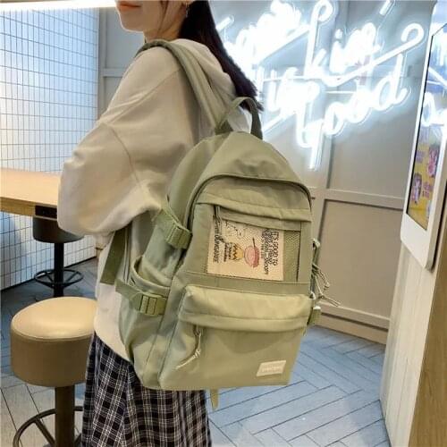 Schoolbag Female Version of Junior High School Students College Students Mori Backpack Tide Large-Capacity High School Backpack