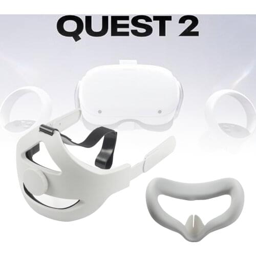 Adequado para Oculus Quest 2 Elite Banda protetora capa macia de silicone adequada para acessórios Oculus Quest2