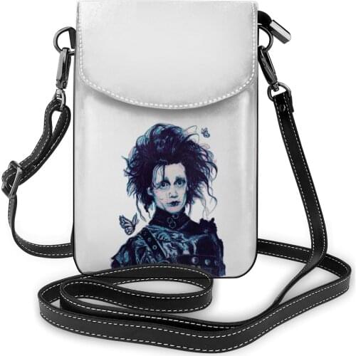 Edward Scissorhands Shoulder Bag Female Gift Women Bags Vintage Leather Shopping Purse