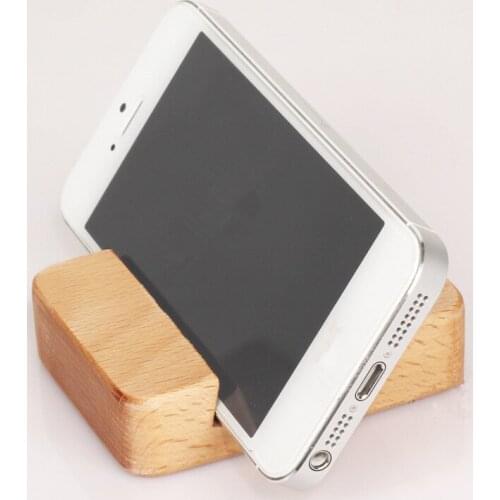 Universal Mobile Phone Wooden Stand Holder For iPhone 6 6s 7 Plus Home Office Wood Phone Stand Holder For iPhone 6s