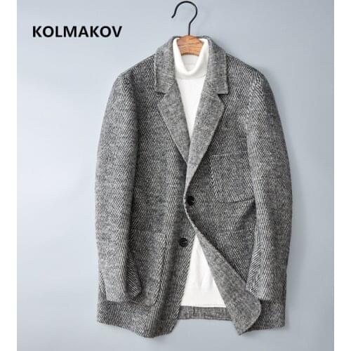 2021 spring new arrival Mens Blazers Autumn 80% Wool fabric Blazer Jackets high quality woolen Men Classic coat