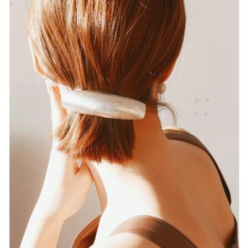 LEVAO Alloy Barrettes Elegant Women Hair Jewelry Horsetail Hairpins Girls Hair Clip Holder Hair Accessories Headdress Headwear