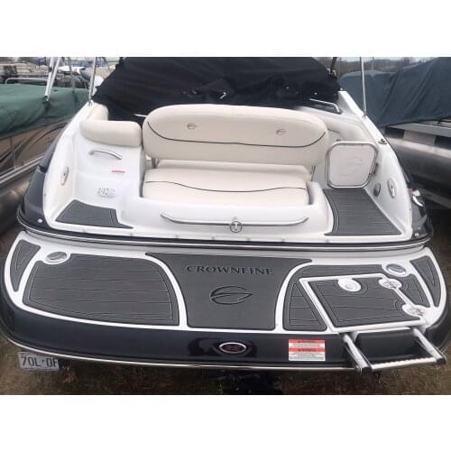 2007 Crownline 220 EX Swim Platform&Cockpit Boat EVA Faux Teak Deck Floor Pad