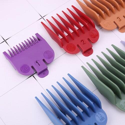 8P Universal Hair Clipper Limit Comb Guide Attachment Size Barber Replacement for Wahl with Clip 3171/500 1/8in to 1in Set 40JD