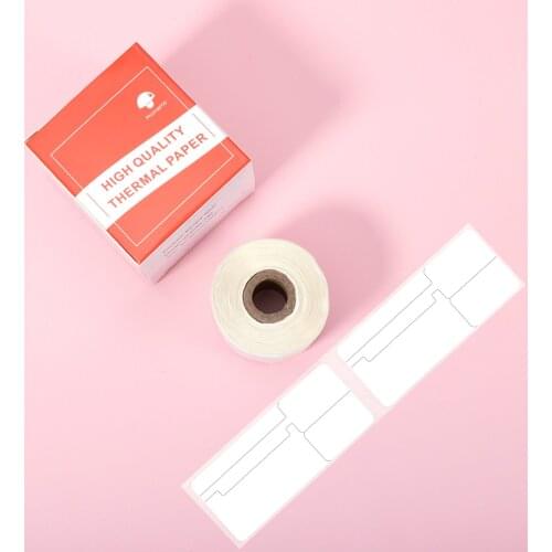 Jewelry Tag Price Sticker Adhesive F shape Label Paper for Phomemo M110 Printer Thermal Paper Rolls 30*25+45mm 100pcs Labels