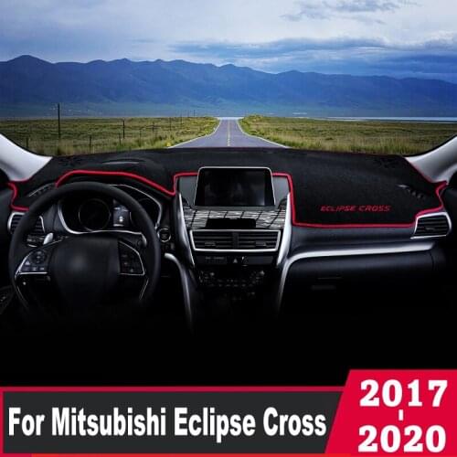 Car Dashboard Covers Mat Avoid Light Pad Instrument Panel Carpets For Mitsubishi Eclipse Cross 2017 2018 2019 2020 Accessories