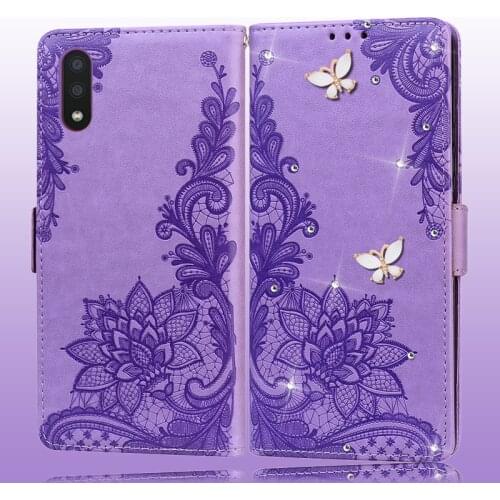 For Samsung Galaxy A01 A015F-DS Case Flip Holder Leather Bling Cover for Samsung A01 Case Soft Silicone Shockproof Coque SM-A015